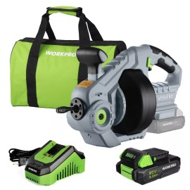 WORKPRO 20V NEW Electric Drain Auger 25Ft Plumbing Snake Drain Hair 3/4"-2" Pipe