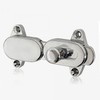 Restroom Partition Door Lock with Latch and Handle Cubicle