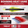 Bohning Heat Vane, Low Profile Hunting Vane, 2.5" 36pk, Silver