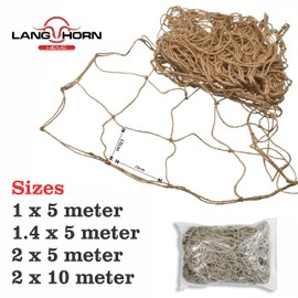 Lang Horn plant Support jute netting 100% eco friendly natural jute trellis twine biodegradable and compostable (1 Meter x 5 Meter)