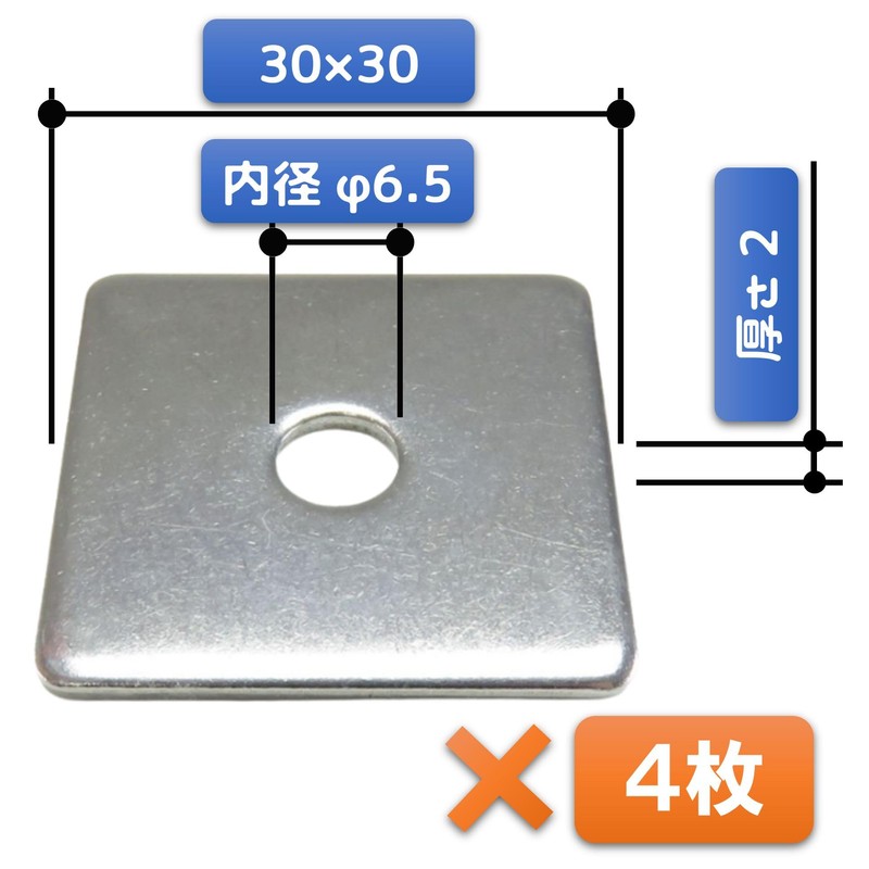 FregocS SQWA-456 Stainless Steel Corner Washers M4 M5 M6 Convenient