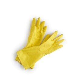 Eco Living Environmentally Friendly Plastic Free Natural Latex Rubber Gloves, 100% Plastic-Free, Suitable for Vegans (Yellow, Small)