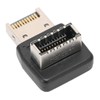Right Angle USB Type E Adapter, Front Panel Header Male