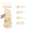 Gairyan 20inch Ponytail Extension Clip in Ponytail Hair Extensions Curly