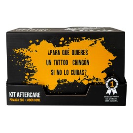 Kit 0 Aplof Tatuadores Aftercare Natural Crema Tatuaje Jabón