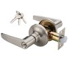 1 Pack of MANREN Lever Keyed Entry Door Lever Handle