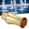 KIKYO Fountain Nozzle, Fountain Water Nozzle /2in Female Thread Adjustable