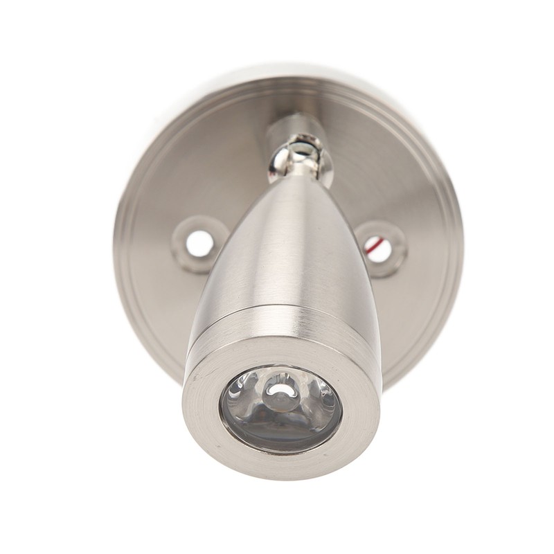 RV 12V to 24 V Reading Light Polished LED Berth