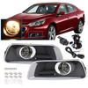 Silscvtt 2Pcs Fog Lights Assembly Replacement for 2013-2015 Chevy Malibu