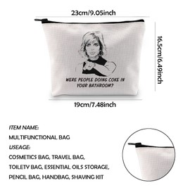 KUIYAI Goodbye Kyle Gift Real Housewives Gift were People Doing Coke in Your Bathroom Zipper Pouch Makeup Bag (Your Bathroom)