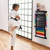 Tilhumt 12 Belts Karate Belt Display Rack with Sticker, Felt