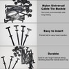 Nylon Universal Cable Tie Buckle – Heavy Duty Self-Locking Zip
