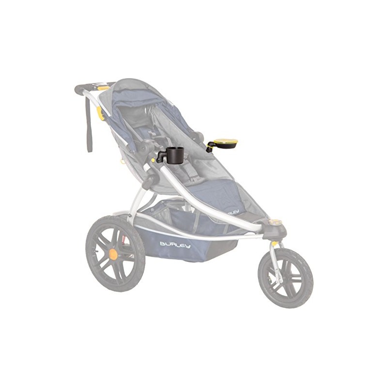 Burley Snack Bowl and Cup Holder, Black