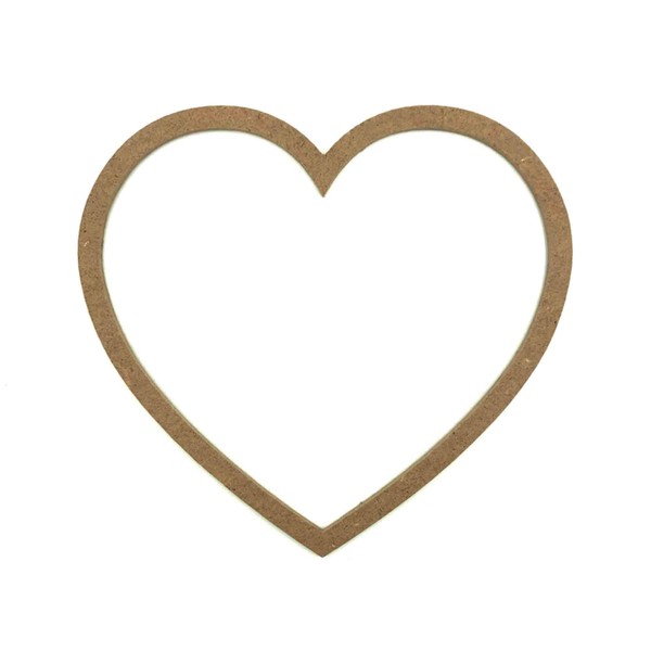 Heart Shape Macrame Hoops, Wooden Macrame Hoops, Wooden Hoops For