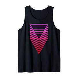 Sacred Geometry Geometric Repeating Triangle Tank Top