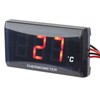 Motorcycle Digital Water Temperature Gauge Ultra Thin DC 12V LCD