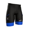 (2XL, Black/Blue) - Sparx Men's Active Triathlon Short Tri Cycling