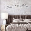 SUPERDANT Inspirational Quotes Wall Sticker Grateful Thankful Blessed Quotes Wall