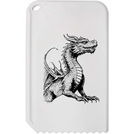Azeeda 'Cunning Dragon ' Plastic Ice Scraper (IC00037794)