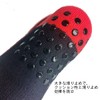 [Spikes] 5-Toe Grip Socks, red/black