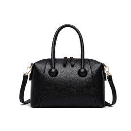 Women's Cross Body Bags Top Handle Shoulder Purses Boston Barrel Sling Handbags With Double Zipper Head