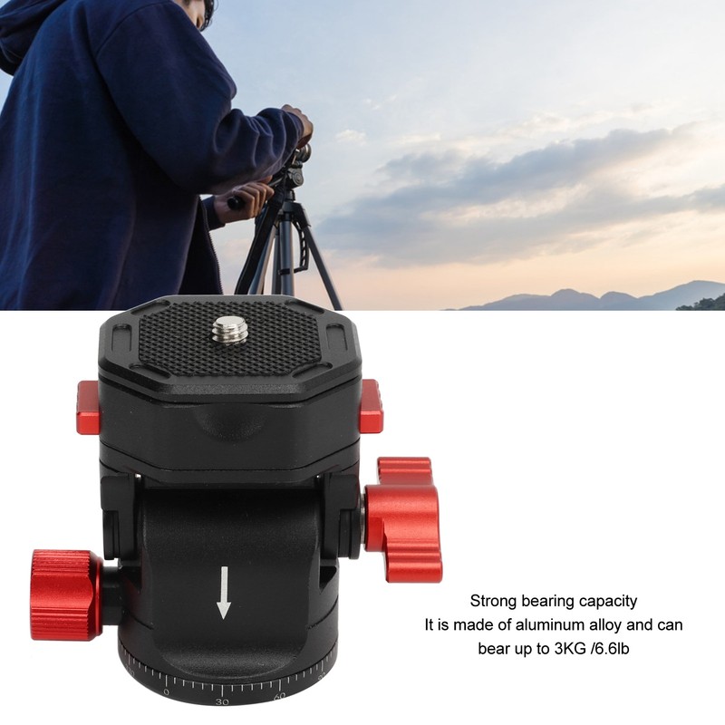 Ball Head 360 Degree Rotating Quick Release Ball Head for