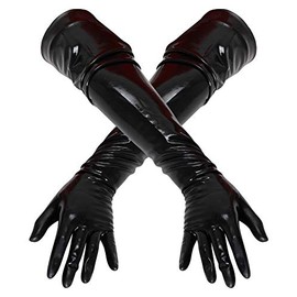 LATE X 29001491050 Latex Handschuhe, schwarz, XL, 1 Stück