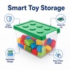 Building Blocks Storage Box for Kids - Transparent Stackable Organizer