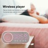 Alarm Clock Bluetooth Speaker, Wireless Digital Clock Speaker Built in
