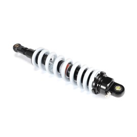 Hegeiis 400mm 380mm 12mm Spring Universal Motorbike Air Shock Absorber Rear Suspension ATV Quad Scooter Dirt Bike For CBR600 CBR400 CB500 YZF XC EXC (White Round, 16.93 inch 430mm)