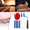 8PCS Set Professional Piano Tuner Kit Universal Piano Tuner Hammer