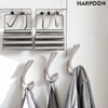 HARPOON 5 Piece Heavy Duty Hook,Wall Mounted Rustproof Coat Hook,Utility
