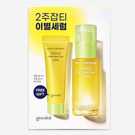 Goodal Green Tangerine Vita C Blemish Care Serum Vitamin C Serum 30ml + Cream 40ml Set / 구달 청귤 비타씨 잡티케어 세럼 비타민C 세럼 30ml + 크림40ml 세트