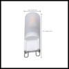 Satco S12330-2 Watt T4 LED Bulb, G9 Base, Frost Finish,