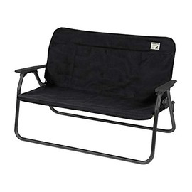 CAPTAIN STAG UC-1680 Bench Cover, Cover For Aluminum Bench With Backrest, Black