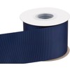 Tekdeere 3 inch Solid Navy Grosgrain Ribbon 25 Yards, Perfect