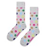 Happy Socks Big Dot Socks Grey, multicoloured