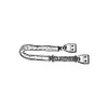 QCAA Spring and Storm Door Chain, 28", Zinc, with Vinyl