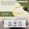 Priprilod License Plate Light Connector Harness 2-Way Compatible with Ram