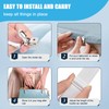 Table Cloth Clips Hidden Strap 5 Pack, Adjustable Elasticity Picnic