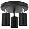 GU10 Ceiling Spotlight Holder 3 Head Rotating Lamp Base Fixture