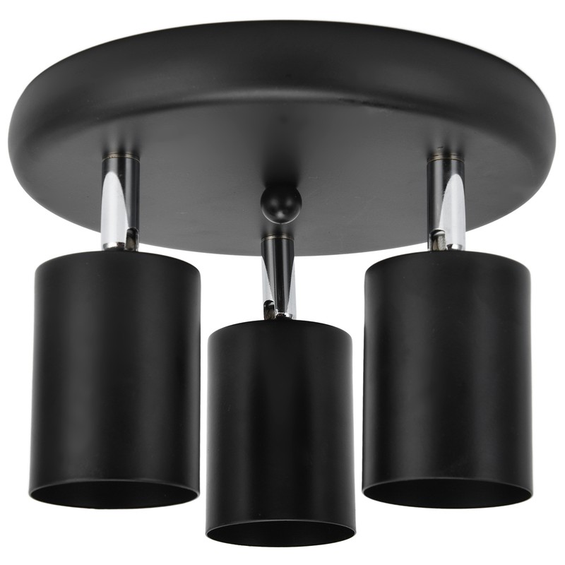 GU10 Ceiling Spotlight Holder 3 Head Rotating Lamp Base Fixture