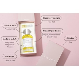 Twist - Addicted No. 3 - Eau De Parfum Inspired by Y. B.lack O.pium Long-Lasting Perfume For Women, Amber & Vanilla, Vegan, Clean Ingredients, Fragrance - Spray 100 ml | 3.4 fl. oz.