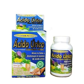 √Åcido √örico suplemento 100 c√°psulas Natural Vitamin Healthcare Fitness Supplement Dietary Edible Bathroom:_1