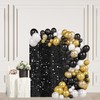 Black Shimmer Wall Backdrop 12 Panels Cover 4 x 3