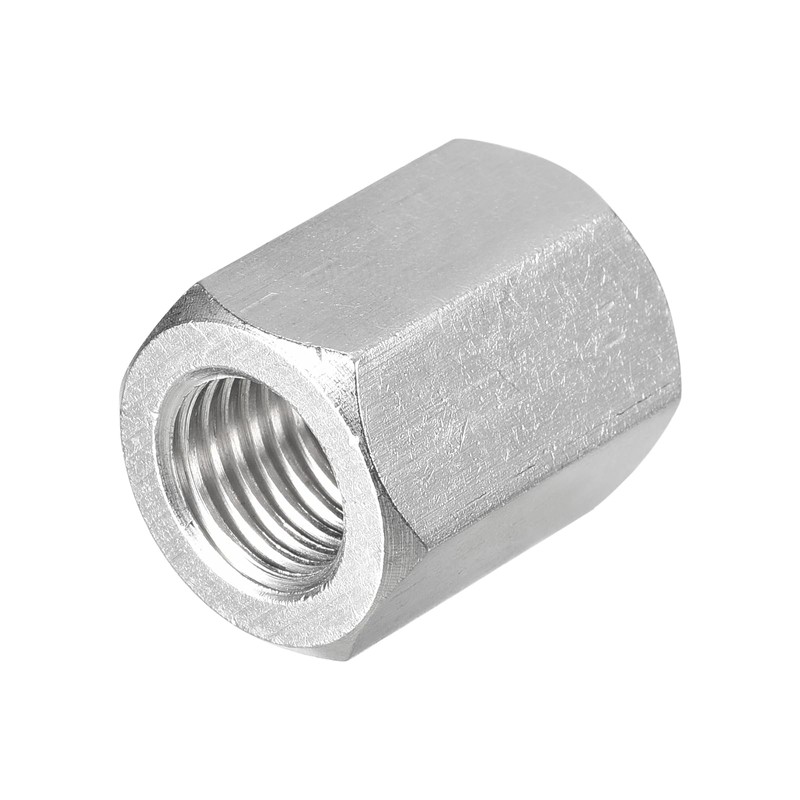 sourcing map M16 x 2-Pitch 30mm Length Coupling Nuts, 1pcs