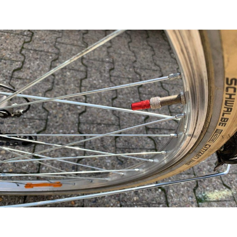 Bicycle Valve Cap SV DV Set of 2 Aluminium Road