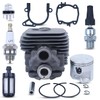 Atunee 50mm Cylinder Piston Kit for Stihl TS410 TS420 TS