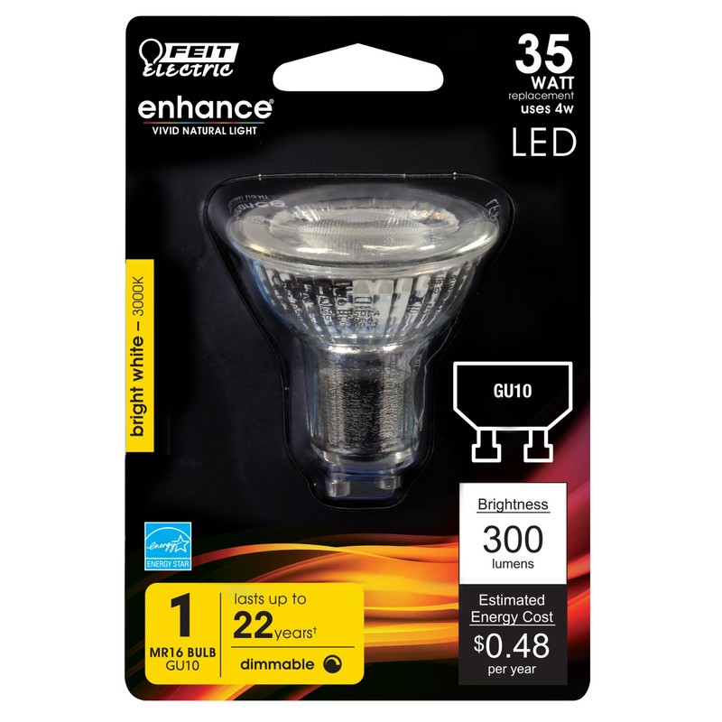 Feit Electric BPMR16/GU10/930CA MR16 LED Bulb