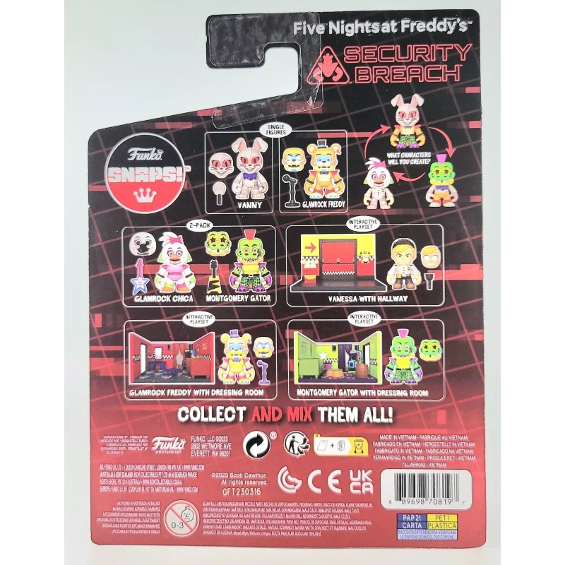 Funko Snaps! Five Nights At Freddy’s: Glamrock Freddy